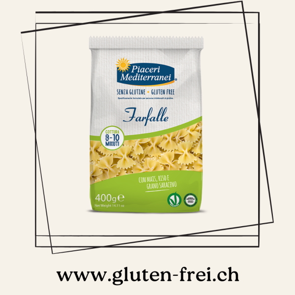 Farfalle von Piaceri Mediterranei 400g  glutenfrei
